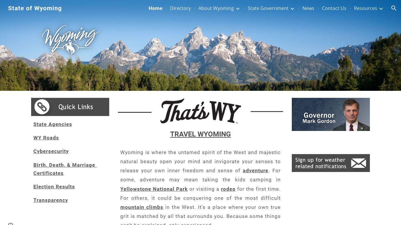 State of Wyoming